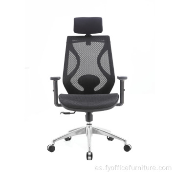 Precio de venta al por mayor Silla de oficina con respaldo alto ergonómico ajustable con reposabrazos 3D